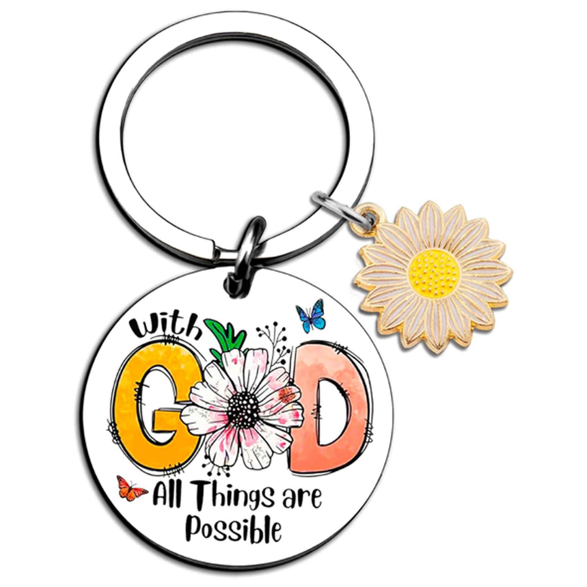 Stainless Steel Pendant Key Ring