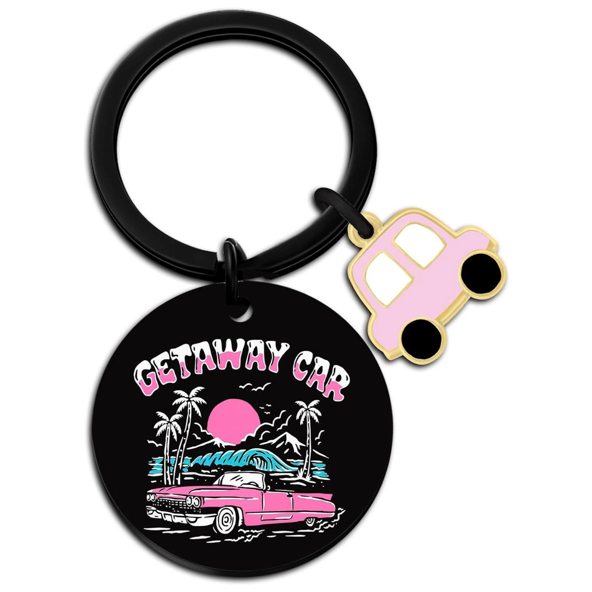 Stainless Steel Pendant Key Ring