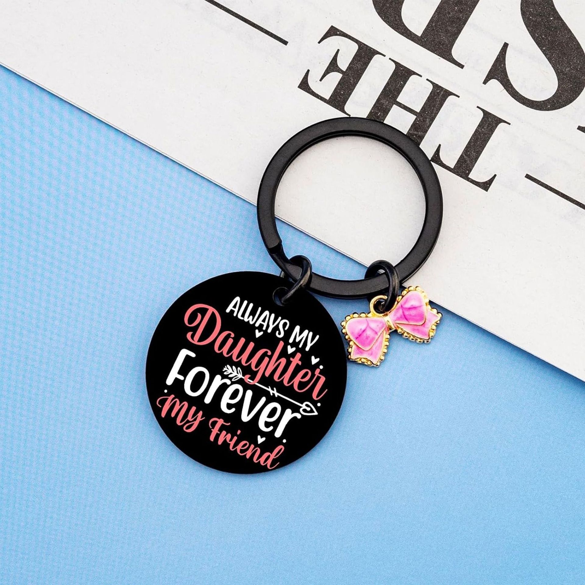 Stainless Steel Pendant Key Ring